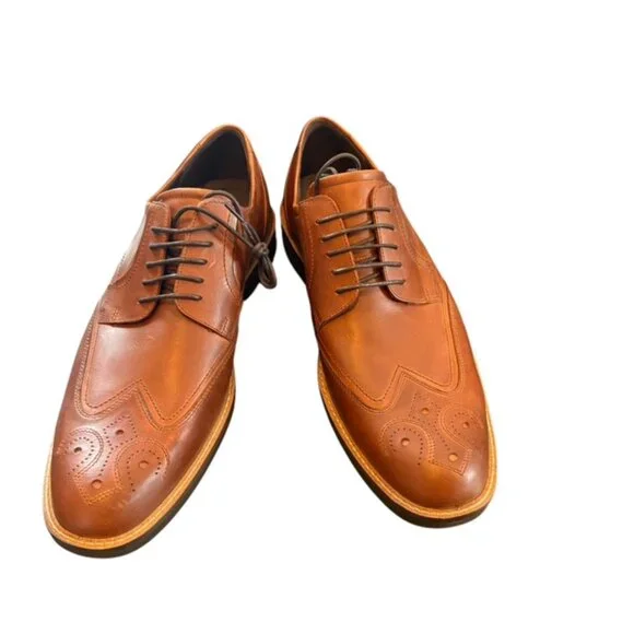Ecco Biarritz Brogue Derby Wingtip Brown Leather Shoes Ecco | Shoes | Ecco Biarritz Brogue Derby Wingtip Brown  main image 3